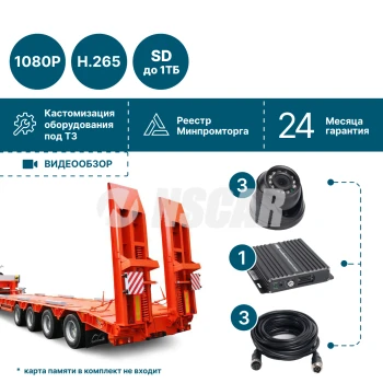 для грузового транспорта на 3 камеры